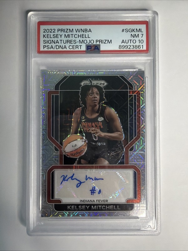 2022 Prizm Kelsey Mitchell Auto /25 PSA 7, 10