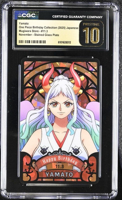 POP 1 Pristine 10 Black Label CGC One Piece Yamato Card Mugiwara Japan BGS PSA