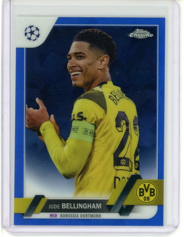 2022-23 TOPPS CHROME SAPPHIRE UEFA CLUB COMPETITIONS VARIATION JUDE BELLINGHAM
