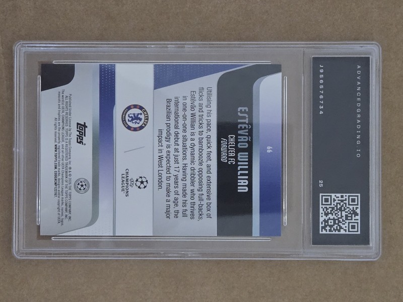 2025-26 TOPPS UEFA CLUB COMPETION #66 ESTEVAO WILLIAN GEM MINT 10 view 2