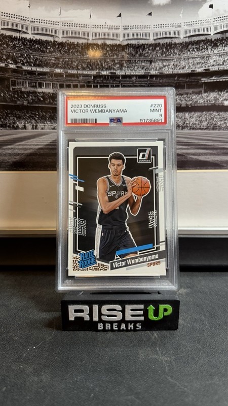 2023-24 Donruss Rated Rookie VICTOR WEMBANYAMA Rookie PSA 9 #220