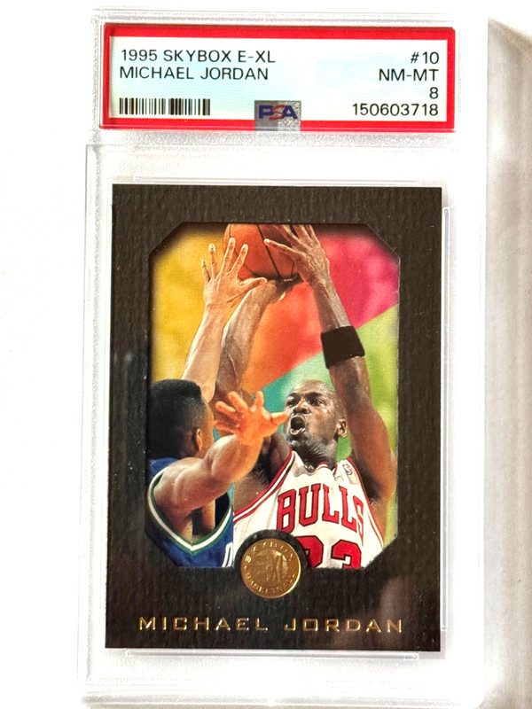 1995 Michael Jordan Skybox E-XL #10 PSA 8