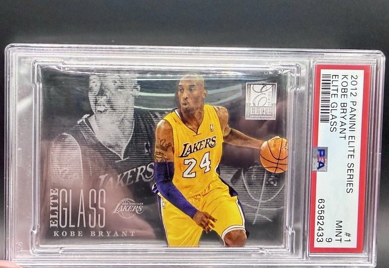 2012 Panini Elite Kobe Bryant Elite Glass PSA 9 Rare Acetate Insert Lakers #1