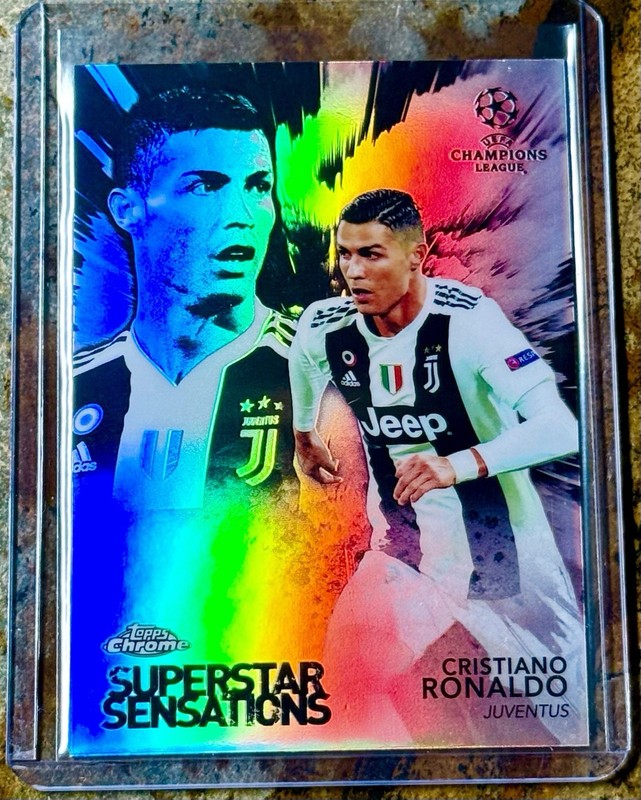 2018-19 Topps Chrome UEFA Champions League Cristiano Ronaldo SS-CR