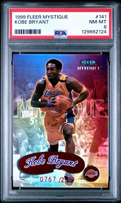 1999 Kobe Bryant Fleer Mystique Refractor/2500 PSA 8 🔥🔥🔥