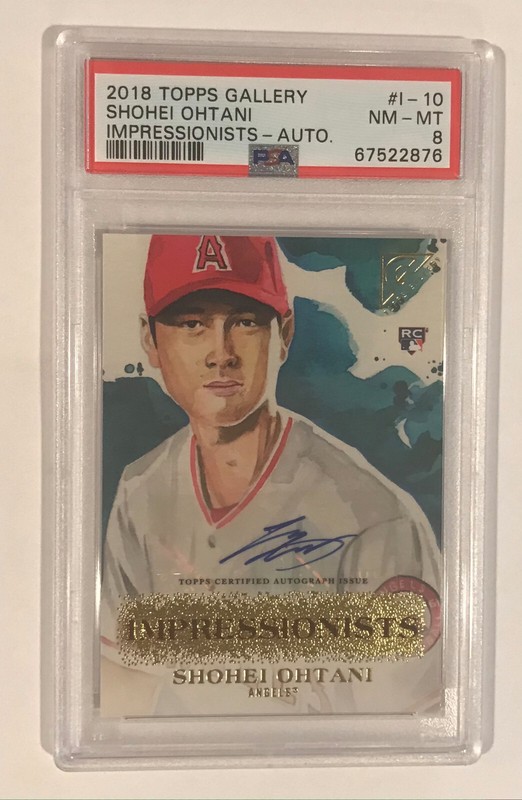 2018 Topps Impressionists SSP RC Auto Shohei Ohtani 5/5 NONE HIGHER! POP 1