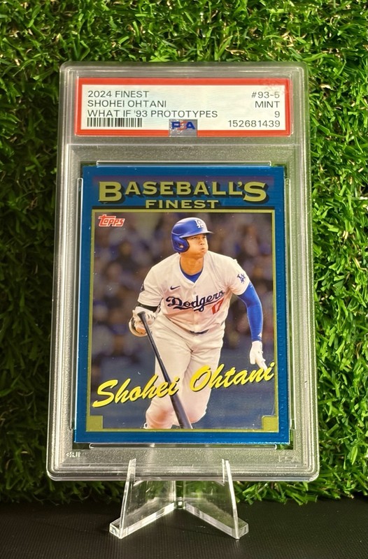 2024 Topps Finest - What If…1993 Finest Prototypes Shohei Ohtani #93-5 PSA 9