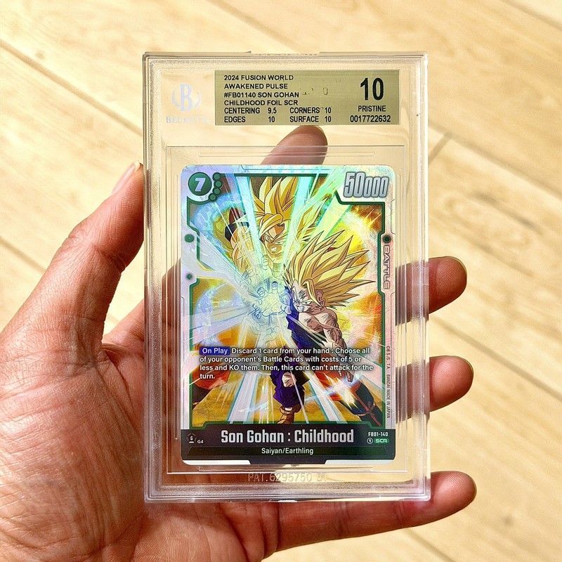 Bandai 2024 Dragon Ball Super Awakened Pulse Son Gohan FB01-140 Foil SCR BGS 10