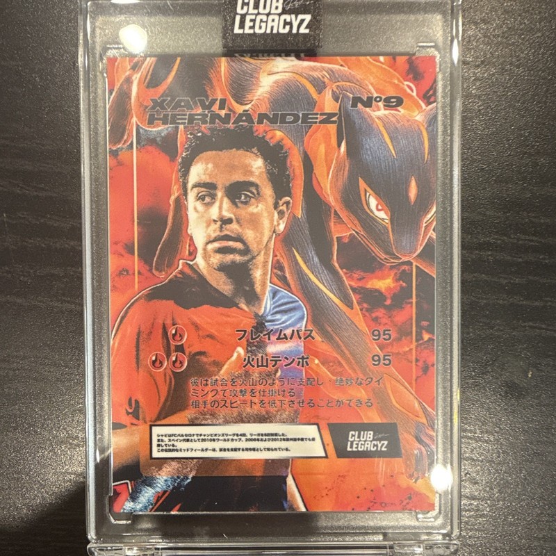 Club Legacyz Legamon Fire Vision Xavi Hernandez No 9 #127/200 2023