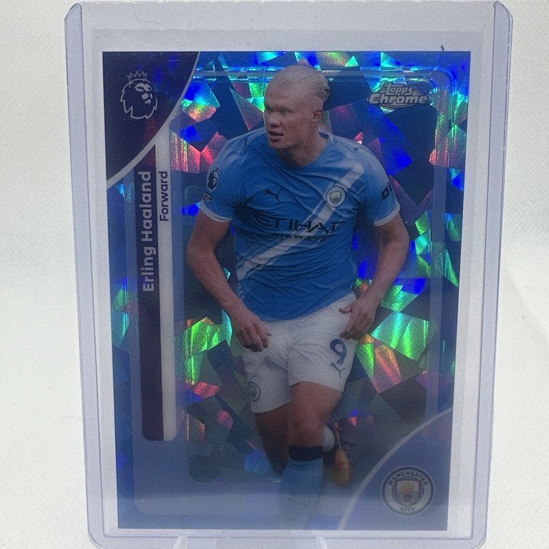 2025-26 Topps Chrome Sapphire Edition Premier League - Erling Haaland #125