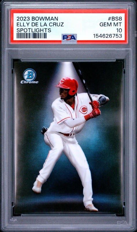 Elly De La Cruz PSA 10 2023 Bowman Chrome Spotlights Spotlight #BS-8 Gem Mint