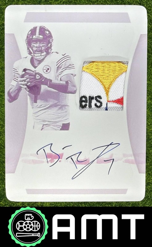 Ben Roethlisberger Patch Auto 1/1 2025 Panini National Treasures 2022 Plate