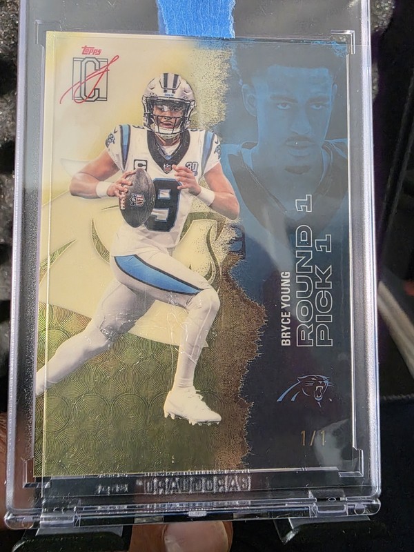 🔥 2025 Topps Signature Class Bryce Young SUPERFRACTOR 1/1 CASE HIT#9🔥 Panthers
