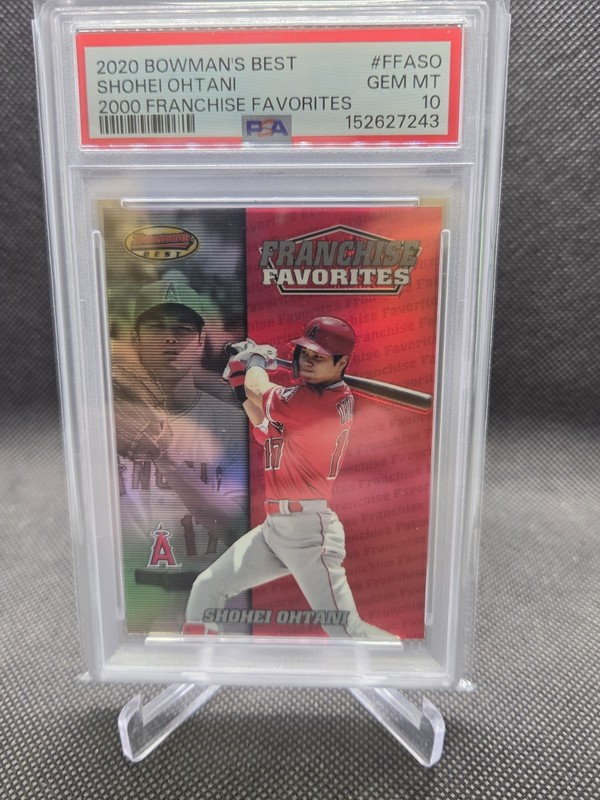 2020 Bowmans Best Shohei Ohtani 2000 Franchise Favorites PSA 10 Dodgers