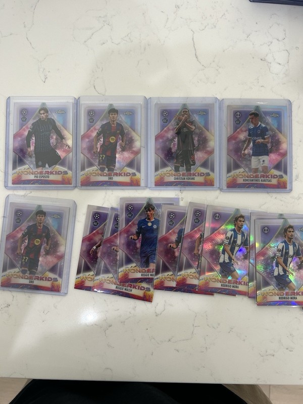 Massive Rookie Card Lot RCs Silvers Inserts Parallels Prizm Topps Panini UEFA view 2
