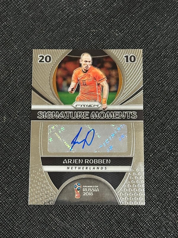 2018 Prizm World Cup Arjen Robben Auto Card 🔥🔥🔥🔥🔥