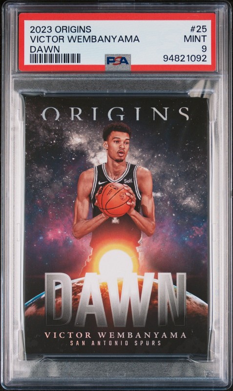 2023 Panini Origins Dawn #25 Victor Wembanyama PSA 9