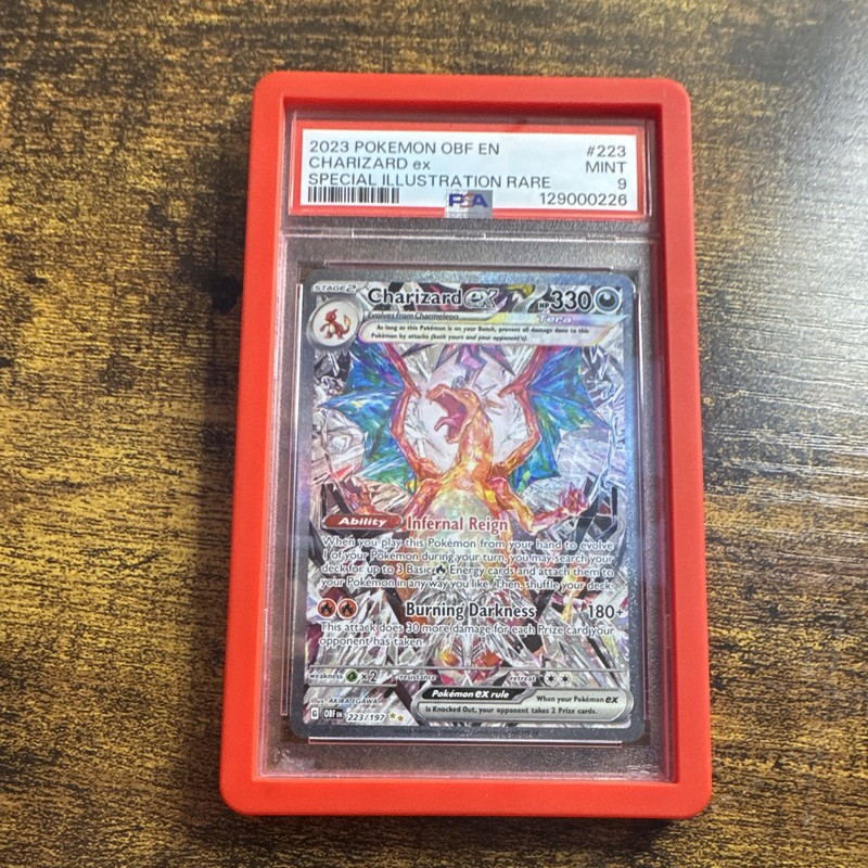 The Pokémon Company Pokémon TCG Charizard ex Obsidian Flames SIR PSA 9 223/197