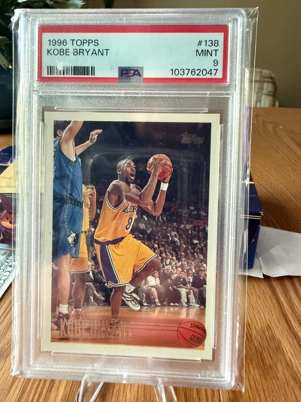 1996 Topps Kobe Bryant #138 PSA 9 RC