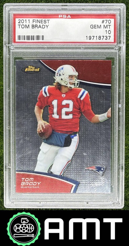Tom Brady PSA 10 2011 Topps Finest New England Patriots #70 8737