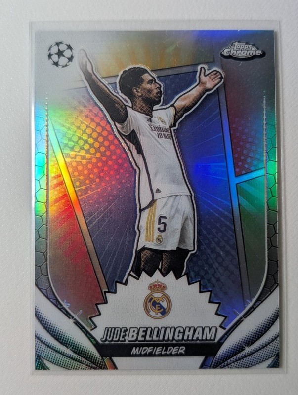 2023 Topps Chrome UCC Jude Bellingham Hero Variation Refractor #112