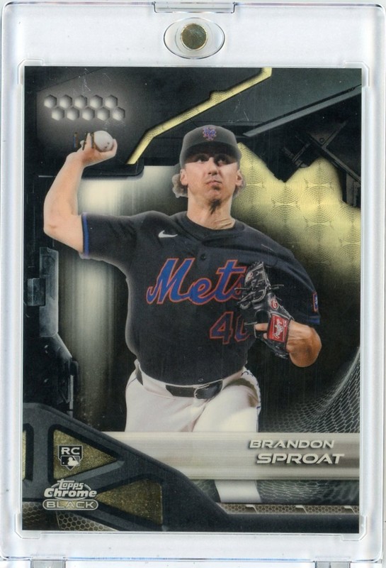 2026 Topps Chrome Black Brandon Sproat 1/1 Superfractor Rookie New York Mets #74