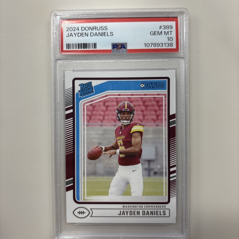 2024 Donruss Jayden Daniels Rated Rookie PSA 10 Gem Mint🔥