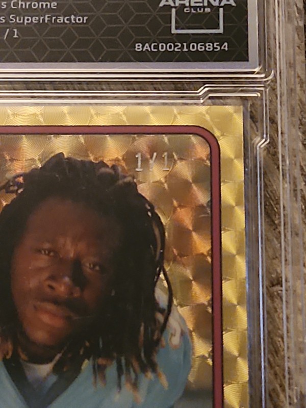 2015 TOPPS CHROME GOLD VINYL SUPERFRACTOR 1/1 ROOKIE AUTO JAY AJAYI view 2