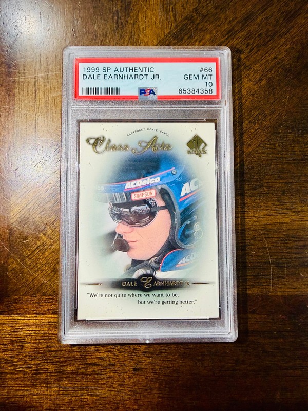 1999 Dale Earnhardt JR RC PSA 10 Rookie SP Authentic 66 NASCAR Gem Dale Jr