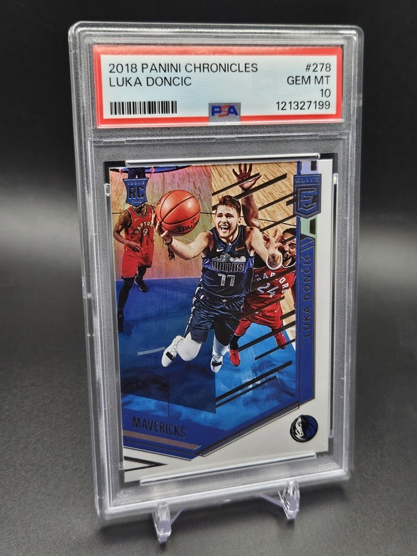 2918 Panini Chronicles Luka Doncic Rookie PSA 10