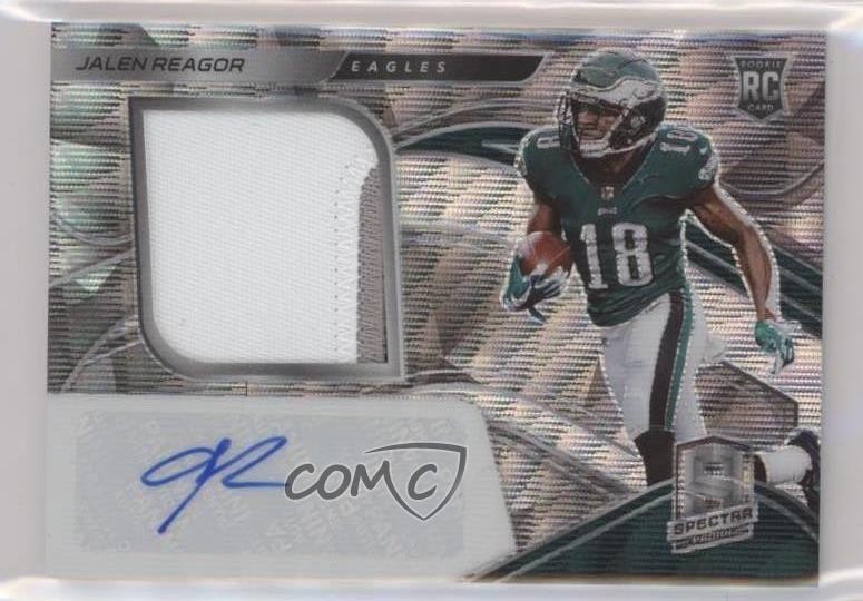 2020 Spectra FOTL Wave Prizm 21/25 Jalen Reagor RPA Rookie Patch Auto RC 1l2