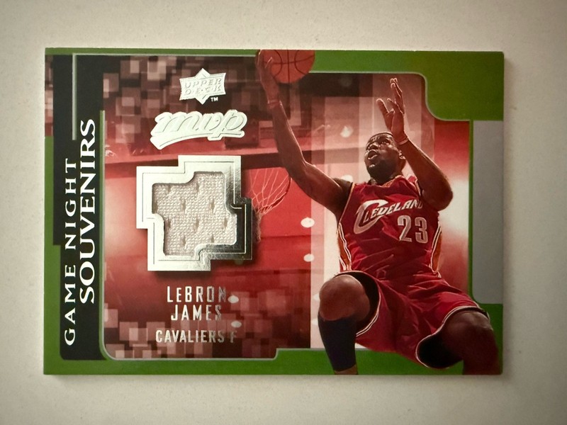 LeBron James 2008-09 Upper Deck MVP Game Night Souvenirs Game Used Jersey GN-LJ