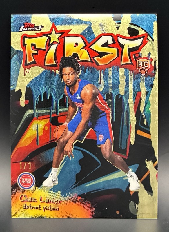 2025-26 Topps Finest - Chaz Lanier Superfractor RC 1/1