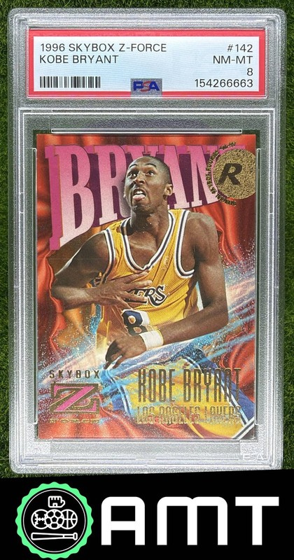 Kobe Bryant RC PSA 8 1996-97 Skybox Z-Force Los Angeles Lakers #142 6663