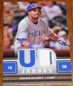 2008 Upper Deck Aramis Ramirez Game Used Jersey Card