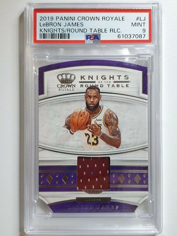 2019 Crown Royale Lebron James #PATCH Game Worn Jersey - PSA 9 (POP 5)