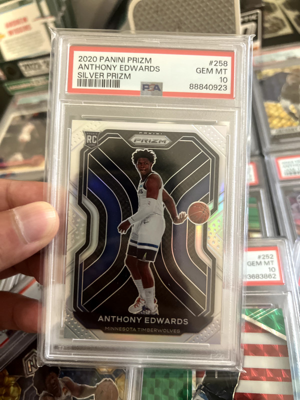 Anthony Edwards Sliver Prizm Rookie PSA 10 Mystery packs! ❗️READ DESCRIPTION❗️ view 2
