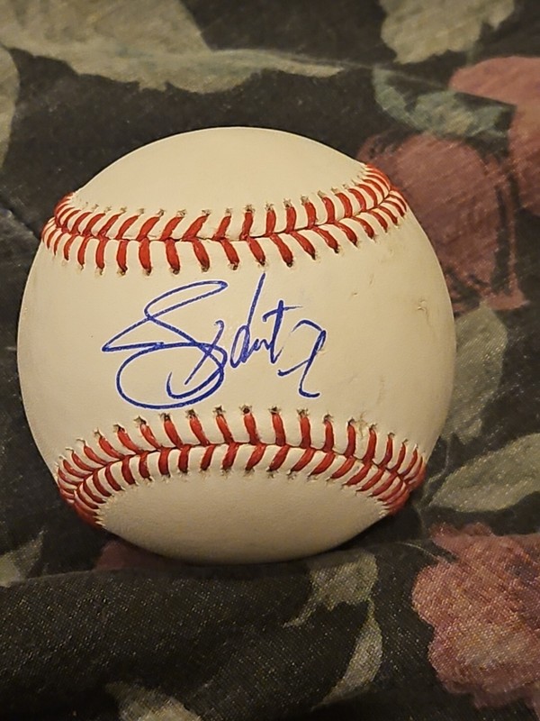 Jerry Hairston signed GAME USED baseball autographed romlb official auto Mlb Ny