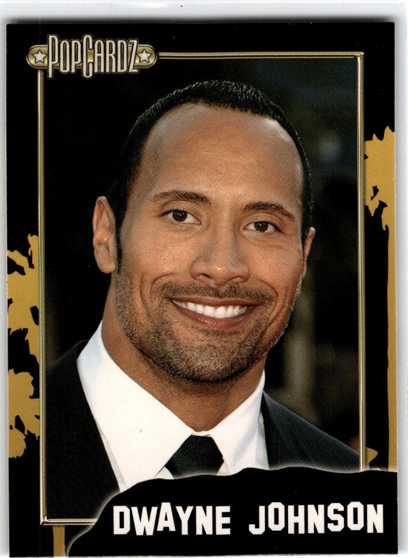 2008 Popcardz  Dwayne Johnson The Rock #15