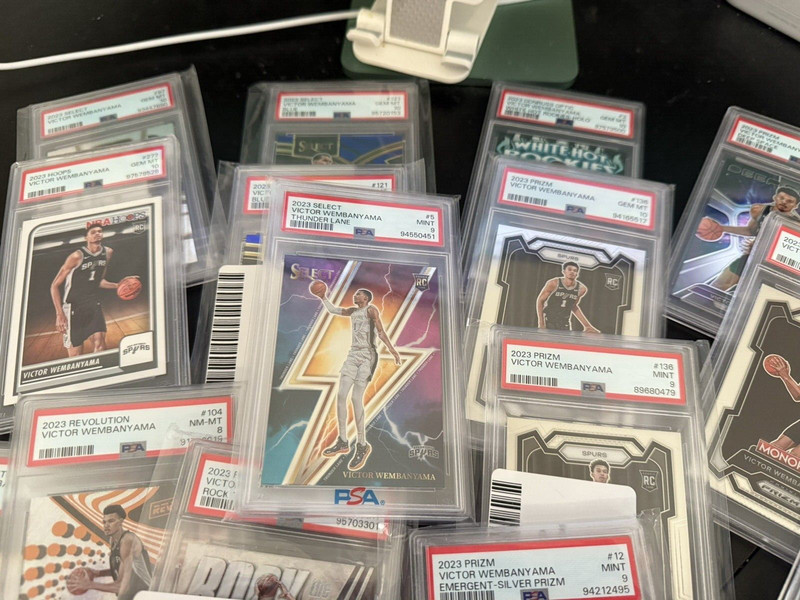 Victor Wembanyama Sliver Prizm Rookie PSA 10 chasing packs! ❗️READ DESCRIPTION❗️ view 2