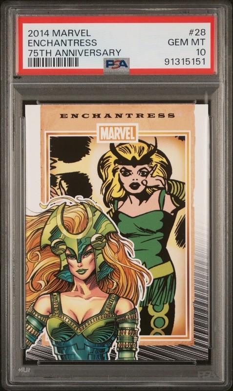 2014 Marvel 75th Anniversary Enchantress #28  PSA 10