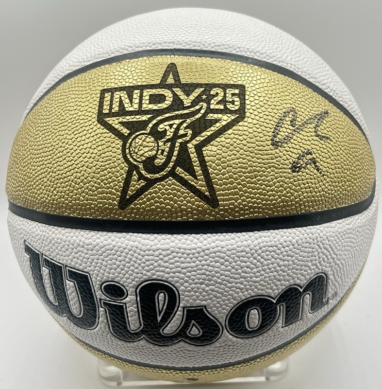 CAITLIN CLARK SIGNED WILSON 2025 INDIANA FEVER BASKETBALL AUTOGRAPH PSA/DNA COA