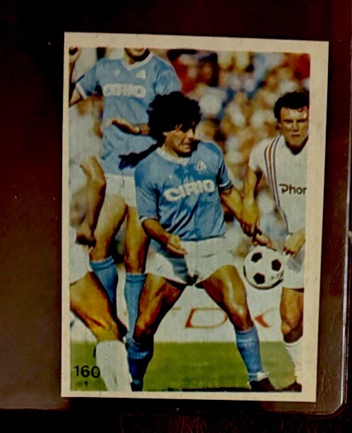1984 Ultra Figus Soccer Card Diego Maradona # 130 High Grade