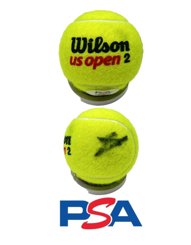 Jannik Sinner Signed US Open Tennis Ball Autographed Australian PSA/DNA COA