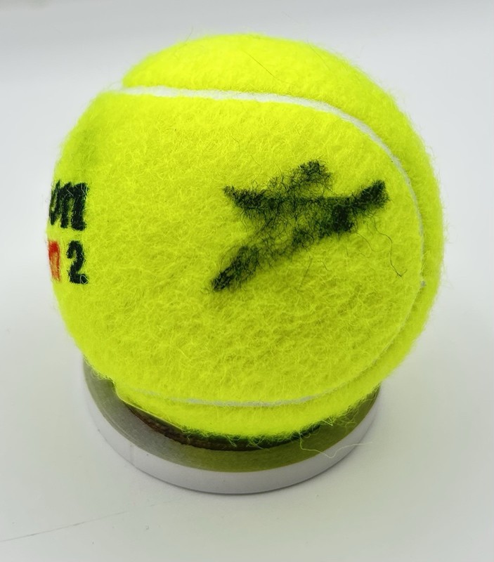 Jannik Sinner Signed US Open Tennis Ball Autographed Australian PSA/DNA COA view 2
