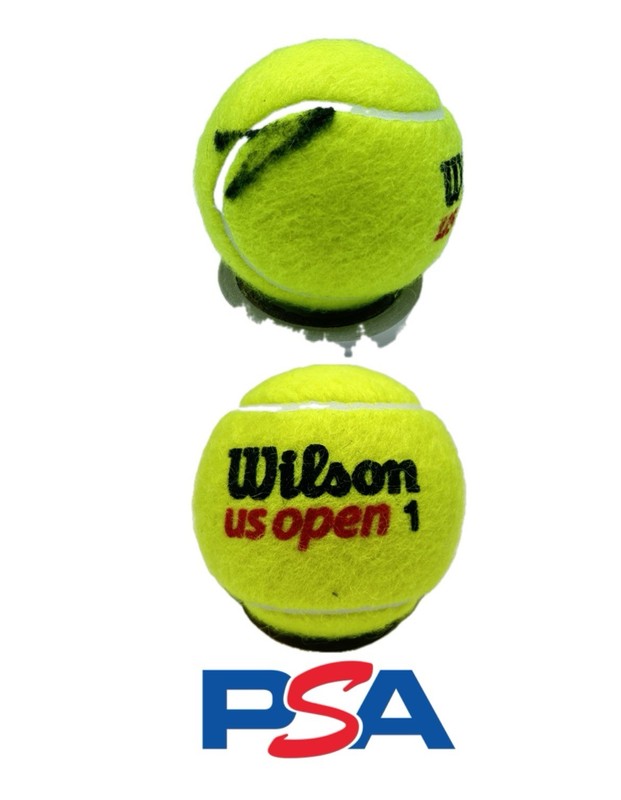 Jannik Sinner Signed US Open Tennis Ball Autographed Australian PSA/DNA COA