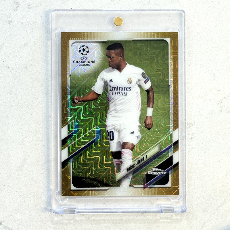 2020-21 Topps Chrome Vini Vinicius JR. Gold Mojo /50 Real Madrid Brazil