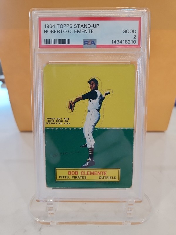 1964 Topps Stand-Up Roberto Clemente PSA 2