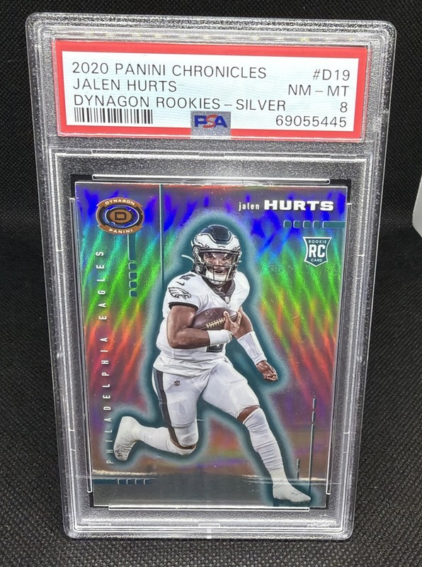 2020 Panini Chronicles JALEN HURTS Dynagon Rookies-Silver RC PSA 10 - Pop 20