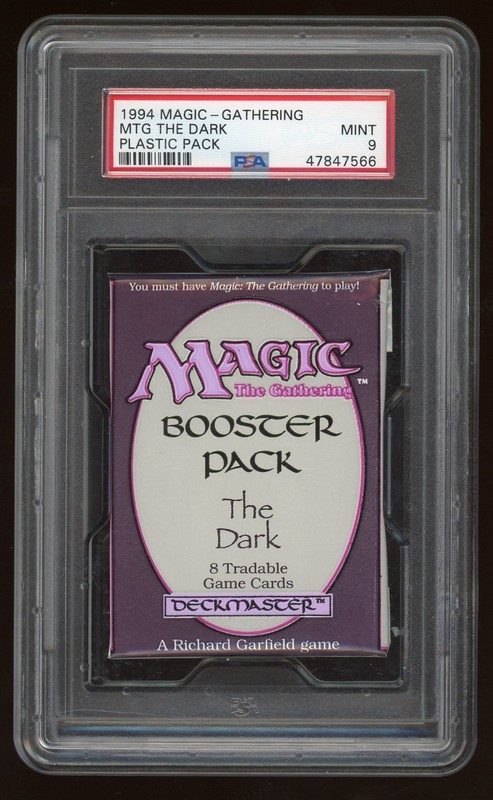 1994 Magic The Gathering The Dark Sealed Pack PSA 9